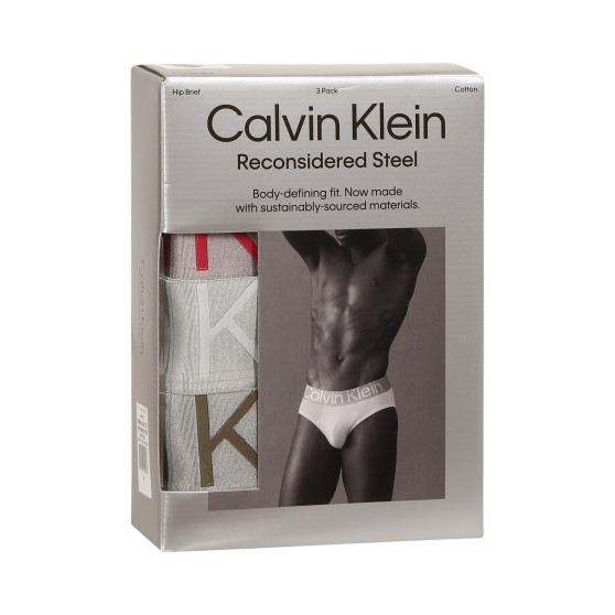3PACK slipy męskie Calvin Klein wielokolorowe (NB3129A-C7Z)