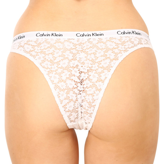 3PACK damskie figi brazylijskie Calvin Klein wielokolorowe (QD3925E-BP3)