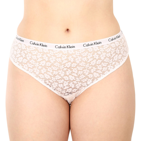3PACK majtki damskie Calvin Klein ponadwymiarowy wielokolorowe (QD3975E-BP3)