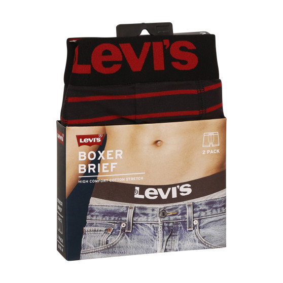 2PACK bokserki męskie Levis czarny (905011001 786)