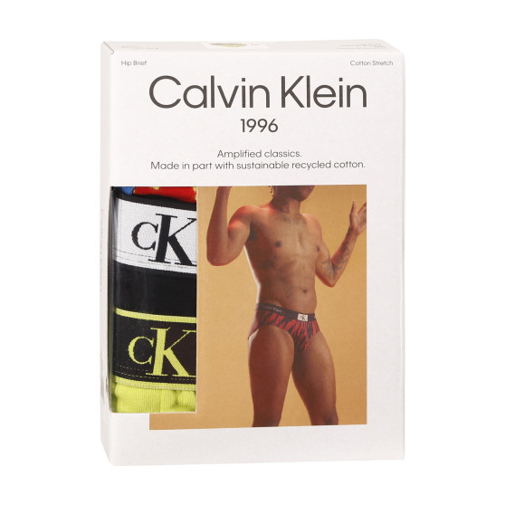 3PACK slipy męskie Calvin Klein wielokolorowe (NB3527A-DY0)