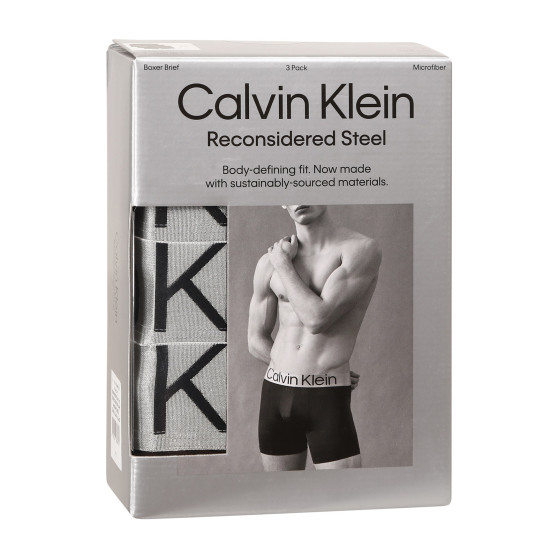 3PACK bokserki męskie Calvin Klein czarny (NB3075A-7V1)