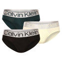 3PACK slipy męskie Calvin Klein wielokolorowe (NB3073A-C7U)