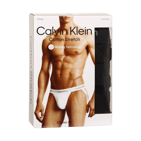 3PACK skarpety męskie Calvin Klein czarny (NB2623A-UB1)