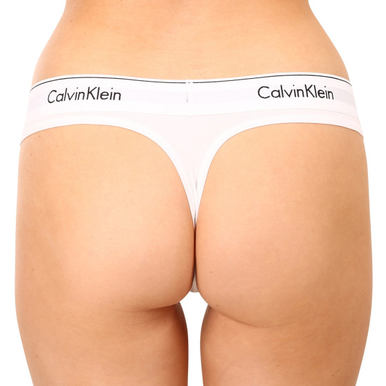 Stringi damskie Calvin Klein biały (F3786E-100)