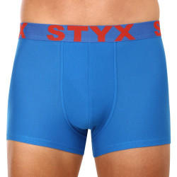 Bokserki męskie Styx sportowe elastyczne niebieskie (G1167)
