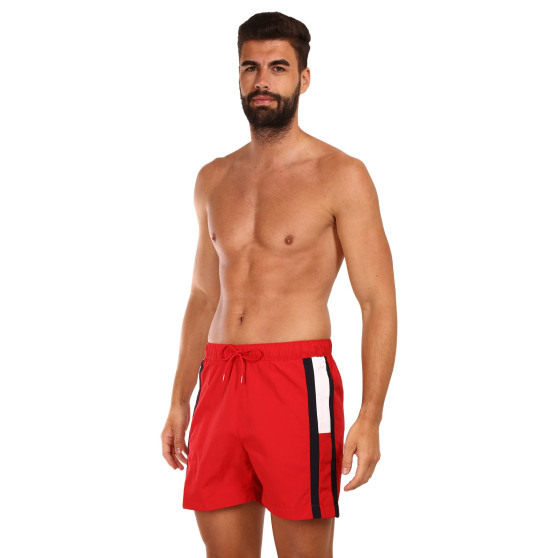 Stroje kąpielowe męskie Tommy Hilfiger czerwony (UM0UM02730 XLG)