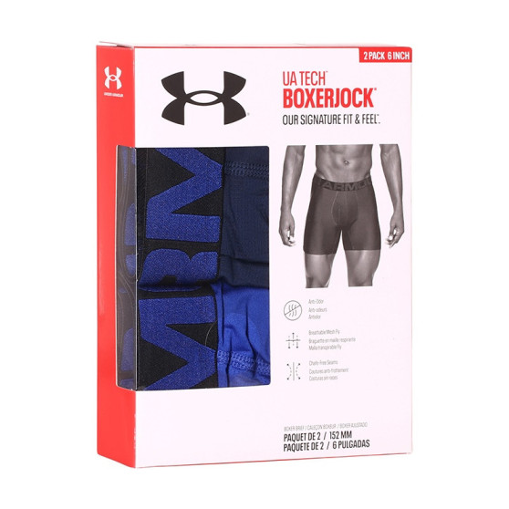 2PACK bokserki męskie Under Armour ponadwymiarowy niebieski (1363619 400)