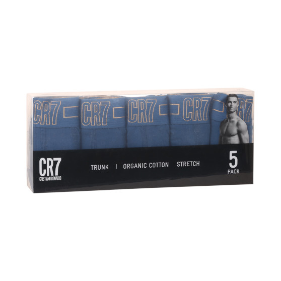 5PACK bokserki męskie CR7 niebieski (8106-49-2404)