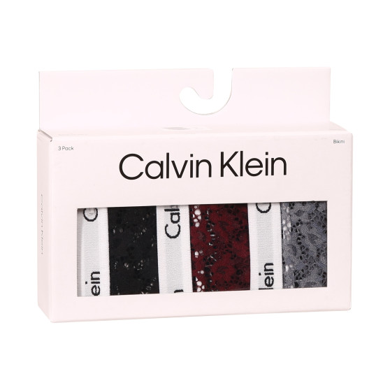 3PACK majtki damskie Calvin Klein wielokolorowe (QD3926E-BP7)