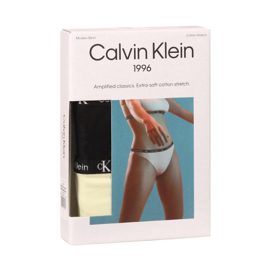 2PACK majtki damskie Calvin Klein wielokolorowe (QD3991E-BP5)
