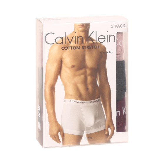 3PACK bokserki męskie Calvin Klein wielokolorowe (U2662G-BOG)