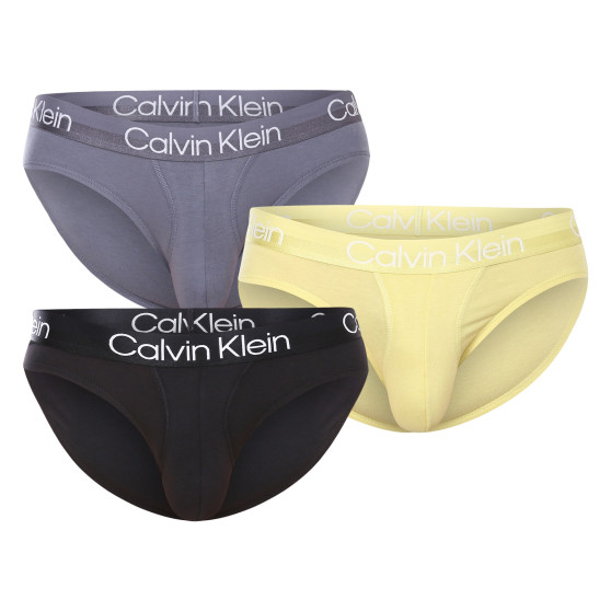 3PACK slipy męskie Calvin Klein wielokolorowe (NB2969A-CBJ)
