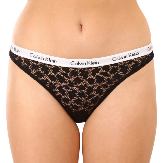 3PACK majtki damskie Calvin Klein ponadwymiarowy wielokolorowe (QD3975E-BP7)