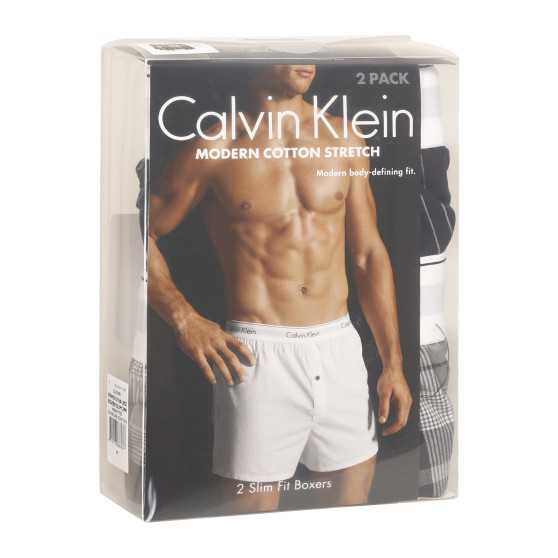 2PACK szorty męskie Calvin Klein wielokolorowe (NB1396A-JKZ)