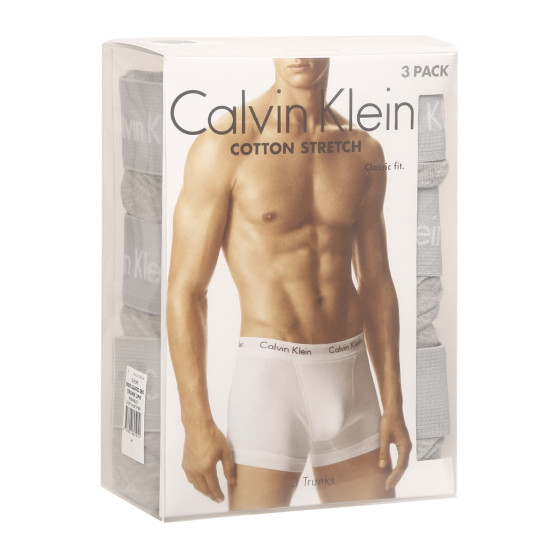 3PACK bokserki męskie Calvin Klein szary (U2662G-080)