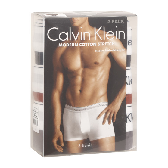 3PACK bokserki męskie Calvin Klein wielokolorowe (NB2380A-GWF)