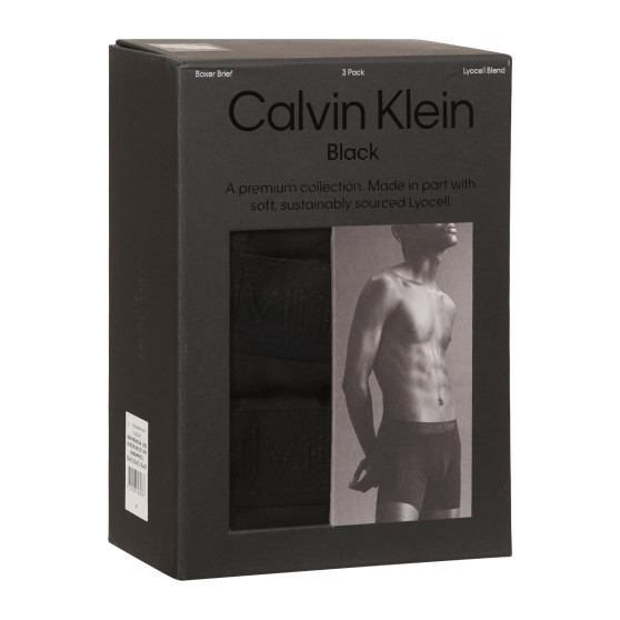 3PACK bokserki męskie Calvin Klein czarny (NB3652A-UB1)