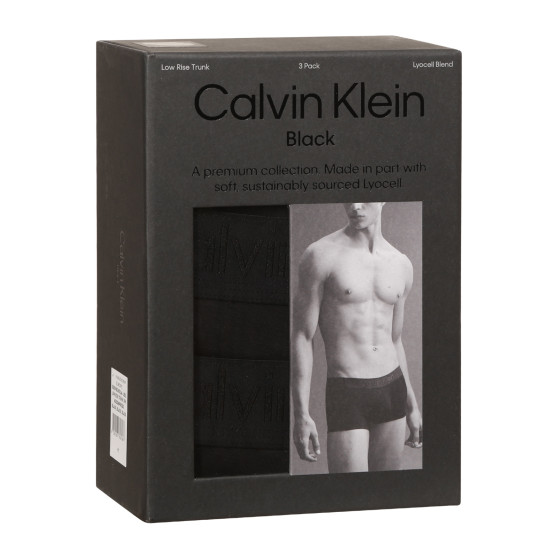 3PACK bokserki męskie Calvin Klein czarny (NB3651A-UB1)