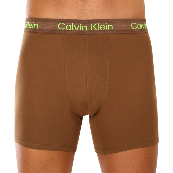 3PACK bokserki męskie Calvin Klein wielokolorowe (NB3706A-FZ4)