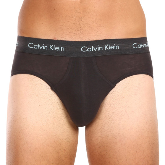 3PACK slipy męskie Calvin Klein czarny (U2661G-H50)