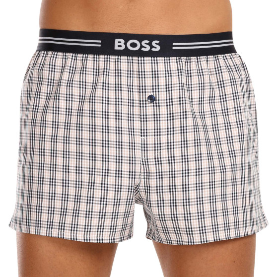 3PACK Bokserki męskieHugo Boss wielokolorowe (50480034 275)