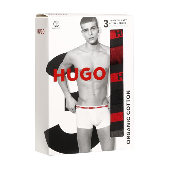 3PACK bokserki męskie HUGO wielokolorowe (50503083 024)