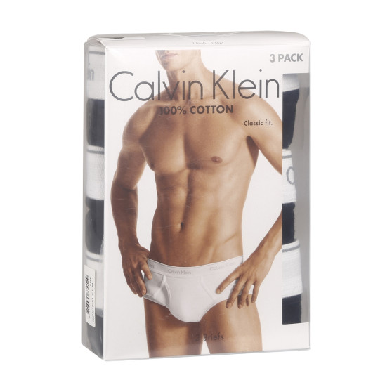 3PACK slipy męskie Calvin Klein czarny (NB1398A-001)