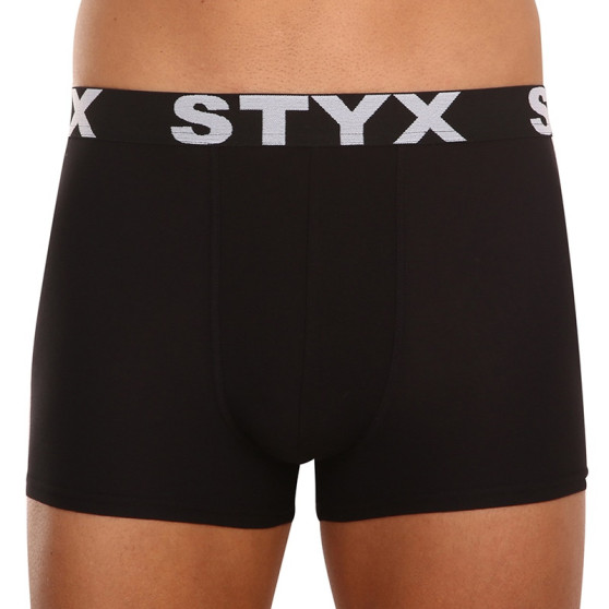 5PACK bokserki męskie Styx sportowe elastyczne czarne (5G960)