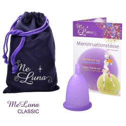Kubeczek menstruacyjny Me Luna Classic S z łodyżką fioletowy (MELU039)