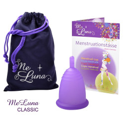 Kubeczek menstruacyjny Me Luna Classic L z łodyżką fioletowy (MELU041)