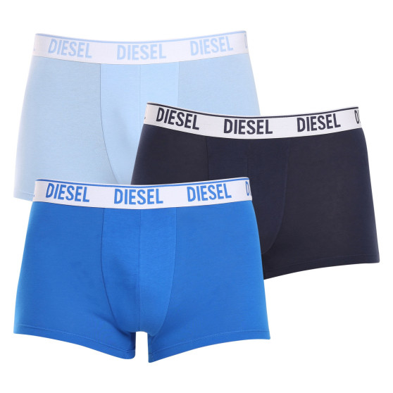 3PACK bokserki męskie Diesel niebieski (00SAB2-0SFAC-E6684)