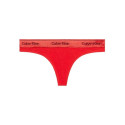 Stringi damskie Calvin Klein ponadwymiarowy czerwone (QF7450E-XAT)