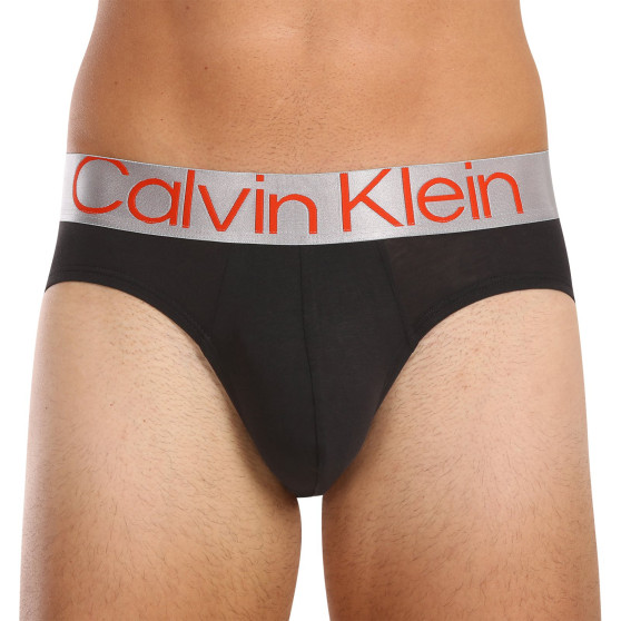 3PACK slipy męskie Calvin Klein czarny (NB3129A-GTB)