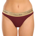 Stringi damskie Calvin Klein czerwone (QF7449E-GEX)