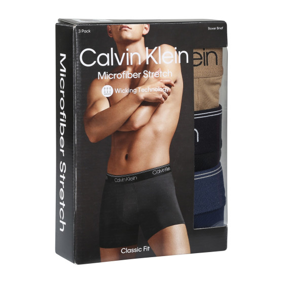 3PACK bokserki męskie Calvin Klein wielokolorowe (NB2570A-KM1)
