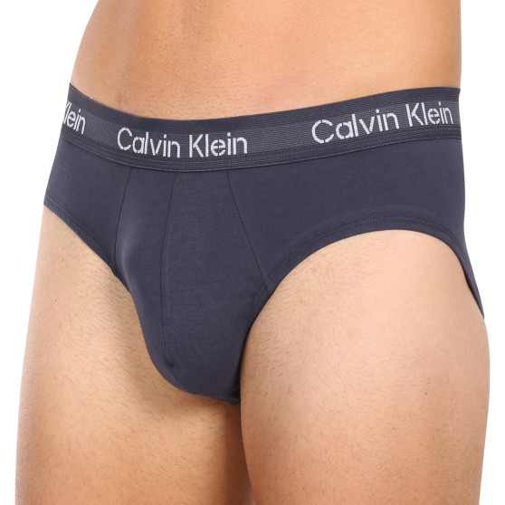 3PACK slipy męskie Calvin Klein wielokolorowe (NB3704A-KDX)