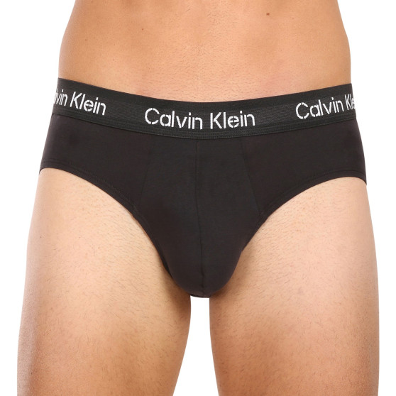 3PACK slipy męskie Calvin Klein wielokolorowe (NB3704A-KDX)