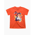 Wesoła koszulka dziecięca Dedoles Tańczący chomik pomarańczowy (D-K-AP-TSH-C-C-1674)