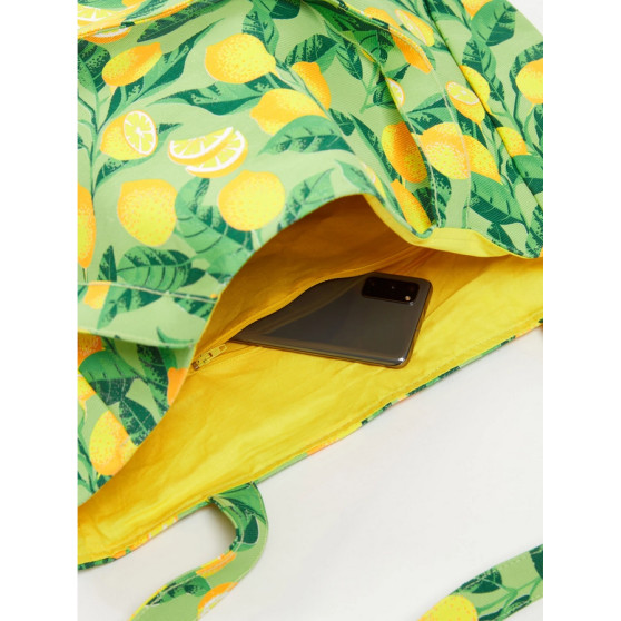 Wesoła torba plażowa Dedoles Lemons (D-F-SCL-AC-BHB-C-1259)