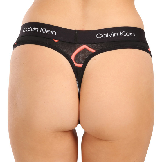 Stringi damskie Calvin Klein czarny (QF7479E-H1R)