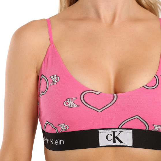 Biustonosz damski Calvin Klein różowy (QF7477E-KCC)