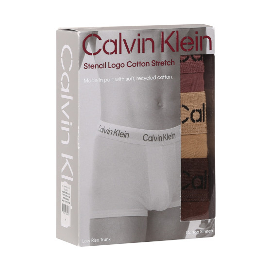 3PACK bokserki męskie Calvin Klein wielokolorowe (NB3705A-GN1)