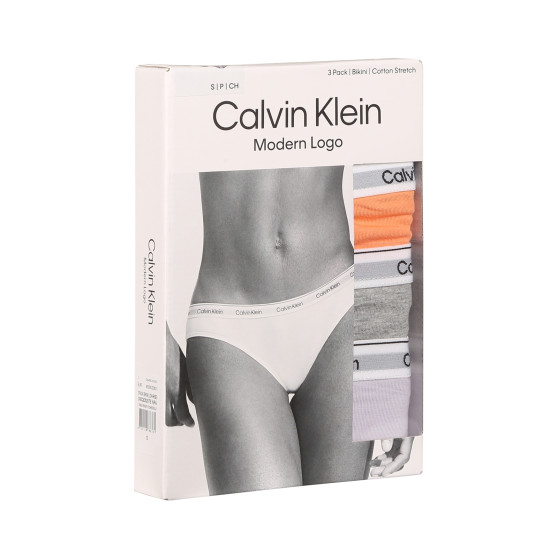 3PACK majtki damskie Calvin Klein wielokolorowe (QD5207E-NPA)