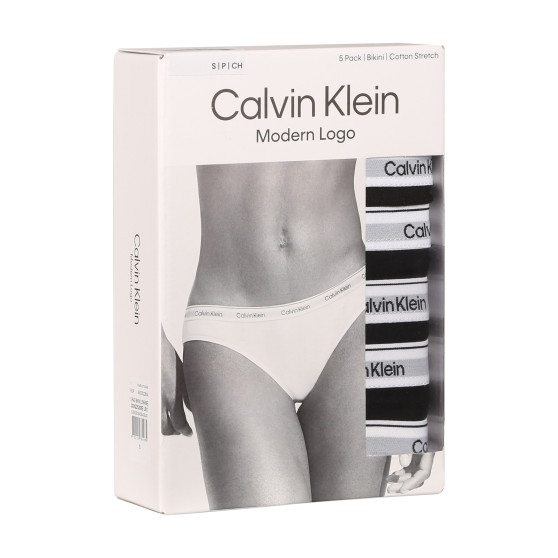 5PACK majtki damskie Calvin Klein czarny (QD5208E-UB1)