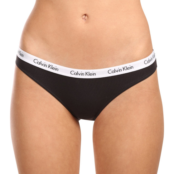 3PACK majtki damskie Calvin Klein czarny (QD3588E-001)