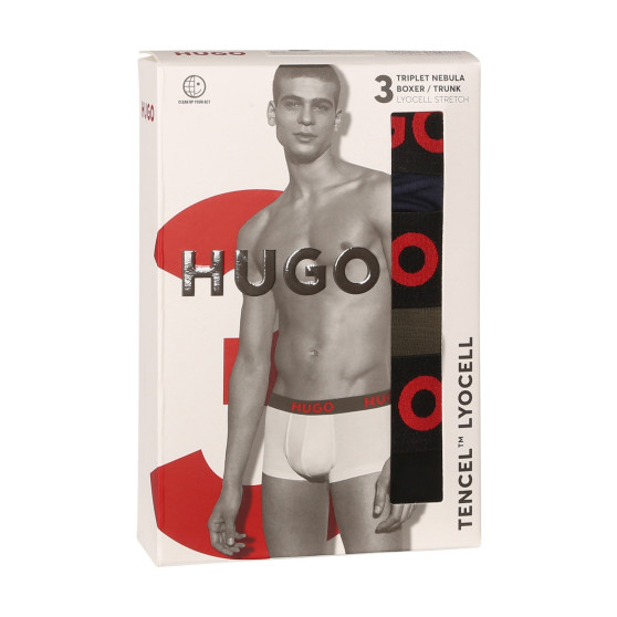 3PACK bokserki męskie HUGO wielokolorowe (50496723 308)