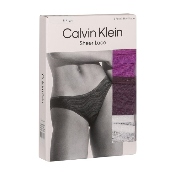 3PACK majtki damskie Calvin Klein wielokolorowe (QD5203E-NOW)