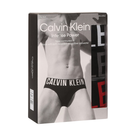 3PACK slipy męskie Calvin Klein wielokolorowe (NB3610A-LXO)