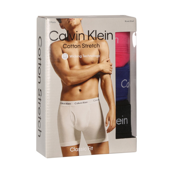 3PACK bokserki męskie Calvin Klein wielokolorowe (NB2616A-NLT)